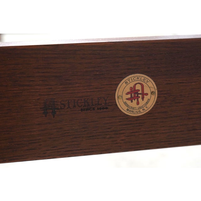 Stickley King Size Mission Oak Arts & Crafts Panel Bed For Sale - Image 14 of 15