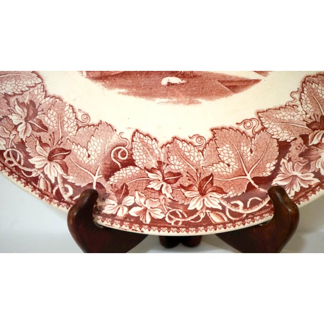 Ceramic 1950s Mason's Vista Round Gallery Tray and Small Pitcher - 2 Pieces For Sale - Image 7 of 10