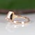 1.2Ct Boulder Opal Ring With Natural Diamond Accents: Solid 14k Gold, 9.5x9mm, Size 6.75 For Sale - Image 9 of 9