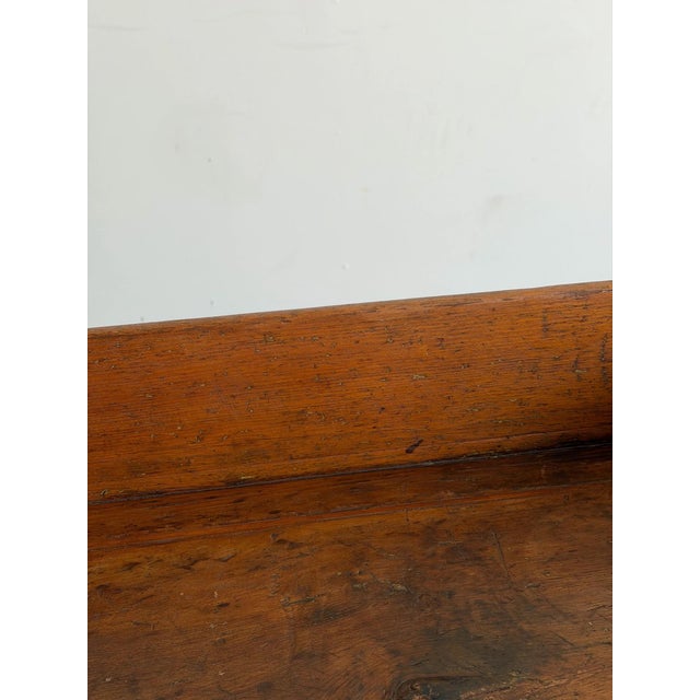 1940s 1940s Rustic Bucket Bench Cabinet For Sale - Image 5 of 12