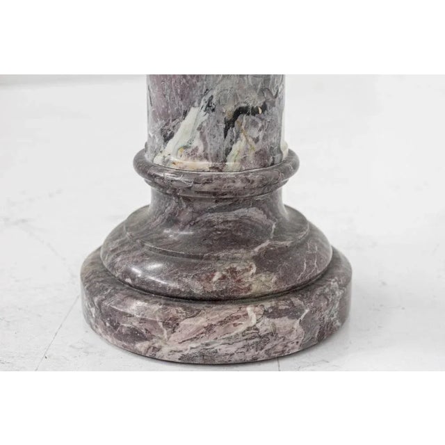Mid-Century Modern Mid-Century French Red Marble Column, 1950s For Sale - Image 3 of 9
