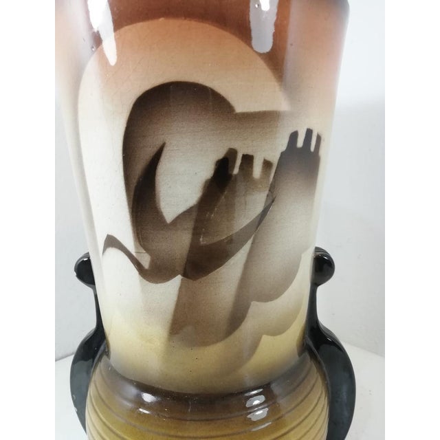 Vintage Ceramic Vase from Civita Castellana, Italy, 1930s For Sale - Image 6 of 17