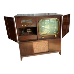 1954 Motorola Model 20f1 Television, Radio, Record Cabinet