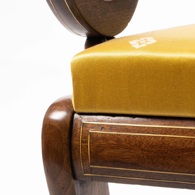 English Mahogany Arm Chair With Upholstered Seat, 1820 For Sale - Image 10 of 11