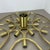Large Brass Flush Mount in the style of Stilnovo, Italy, 1960s For Sale - Image 17 of 18