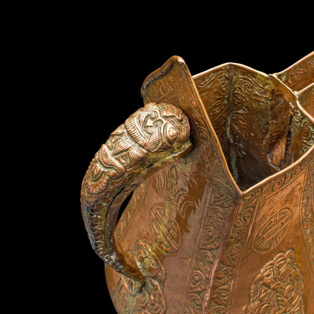 Copper 1850's Victorian Antique Serving Jug For Sale - Image 8 of 12
