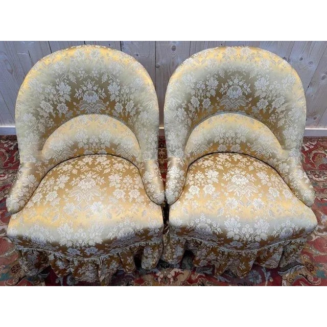 20th Century Crapaud Armchairs, Set of 2 For Sale - Image 4 of 10