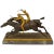 Antique Horse Race Bronze Sculpture For Sale