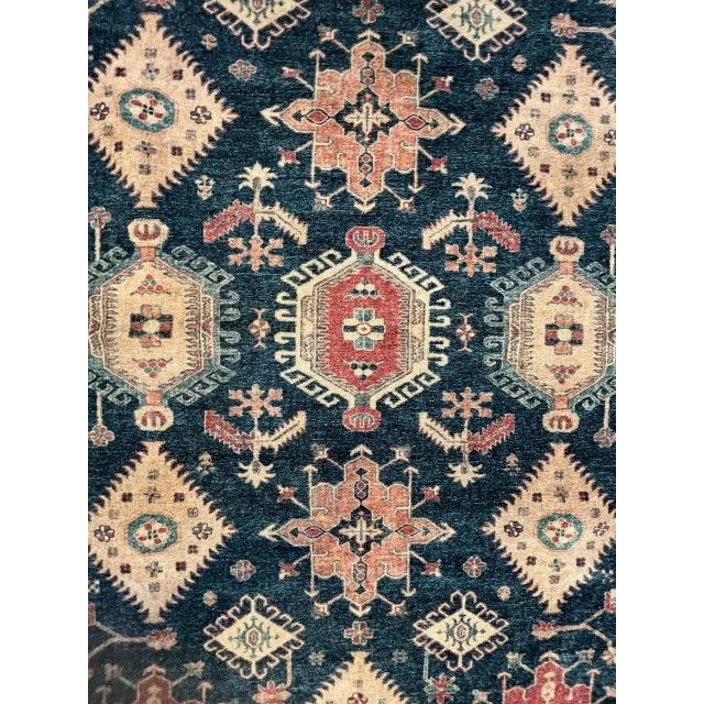 Persian 1980s Kazak Style Rug , 6' X 9' For Sale - Image 3 of 6