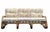Small Rattan and Curved Bamboo Sofa and Armchairs from Dal Vera, Italy, 1960s, Set of 3 For Sale - Image 4 of 11