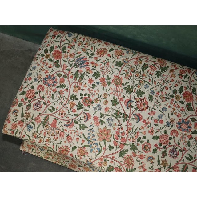 Antique Victoria Triple Sized Ottman Storage Trunk Embriodered Upholstery by Aeg, 1880 For Sale - Image 11 of 18