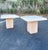 Mid-Century Modern Pair of Travertine Square Side Tables | Italian Mid Century Style For Sale - Image 3 of 12