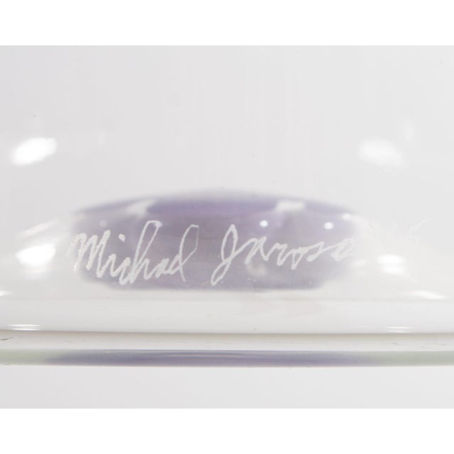 1995 Art Glass Vase by Michael Jaross For Sale In Indianapolis - Image 6 of 7