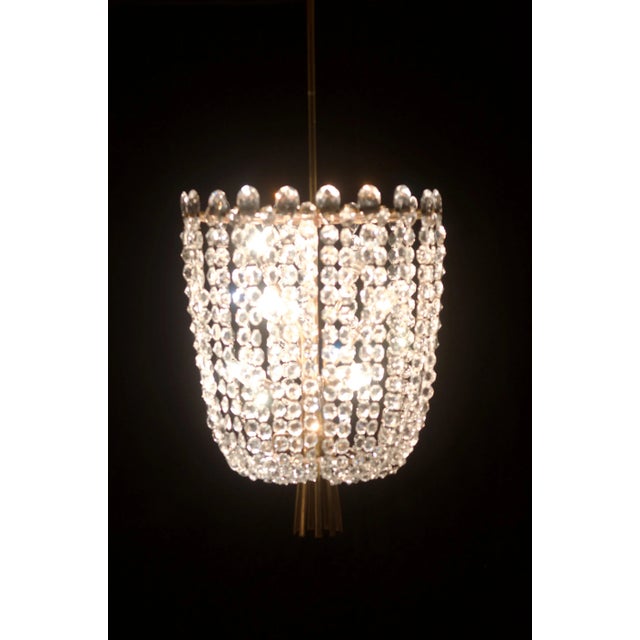 Cut Crystal Rondino Chandelier by J.T. Kalmar, 1950s For Sale - Image 15 of 18