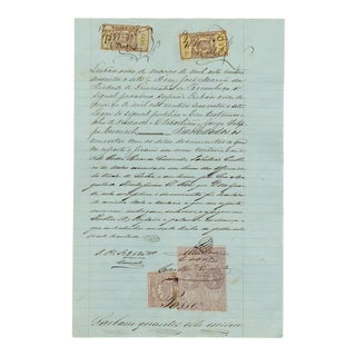 Handwritten Portuguese Ledgers Circa Late 19th Century For Sale