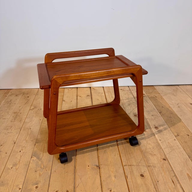 Danish Teak Bar Trolley, 1960s For Sale - Image 4 of 9