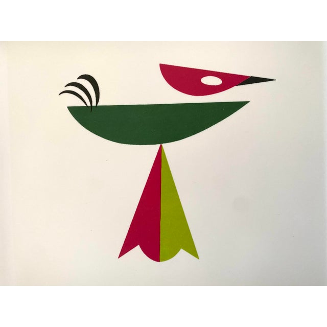 A very cool Waverly Prodeucts Melamine Tray from 1954 which features a bird design reminiscent of Charlie Harper's...
