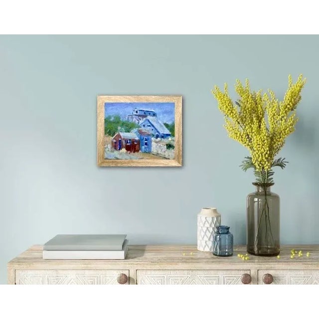 Quiet Places & Desertscapes — Belmont Mill, Nevada Ghost Town Original oil painting by Haas, 8 x 10 unframed on linen...