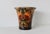 Paper Pulvermacher Style Art Nouveau Paper Mache Floral Decoupage Cachepot Wastebasket Vintage For Sale - Image 7 of 14