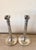 Metal Pair of Antique European 800 Fine Silver Corinthian Column Candlesticks For Sale - Image 7 of 10