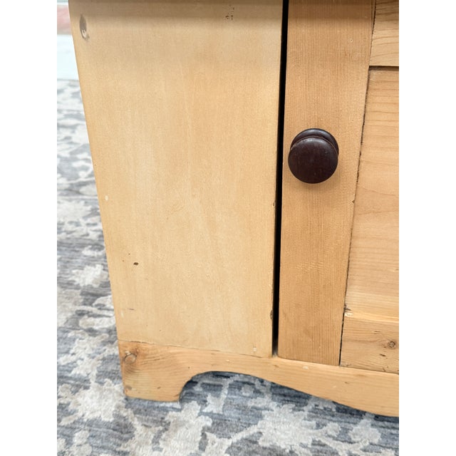 Antique Scrubbed Pine Sugar Chest For Sale - Image 11 of 15