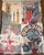 David Klein Twa Travel Banner Large Screen Print on Linen Mid Century Wall Art For Sale In Las Vegas - Image 6 of 8
