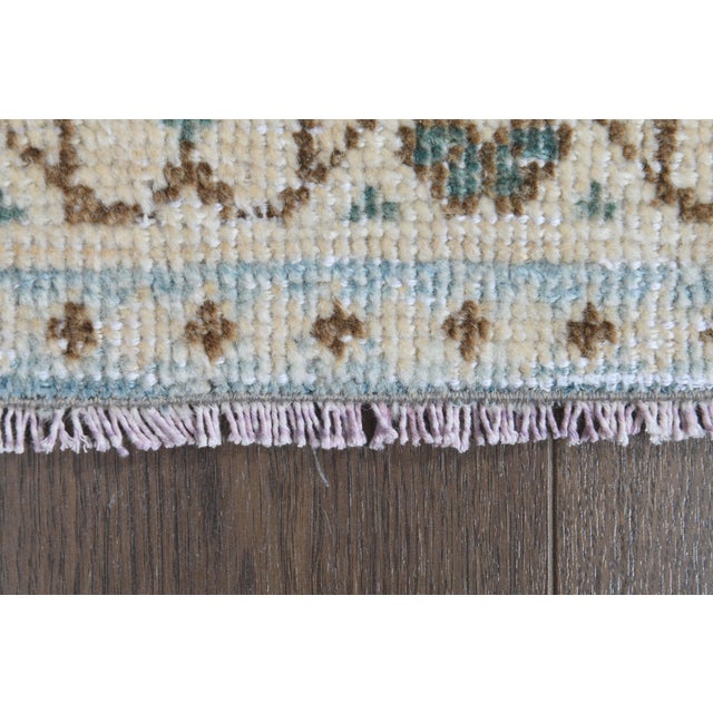 1970s Vintage Persian Handknotted Wool Beige Oversize Area Rug For Sale - Image 11 of 11