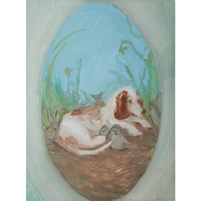 Pistachio Woodland Animals Wall Art Print by Michelle Farro For Sale - Image 8 of 9