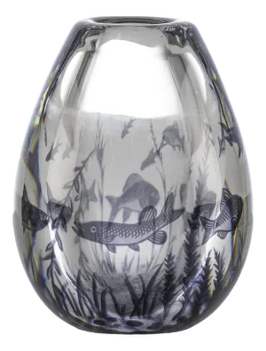 Fiskgraal Vase by Edward Hald for Orrefors, Sweden, 1950s