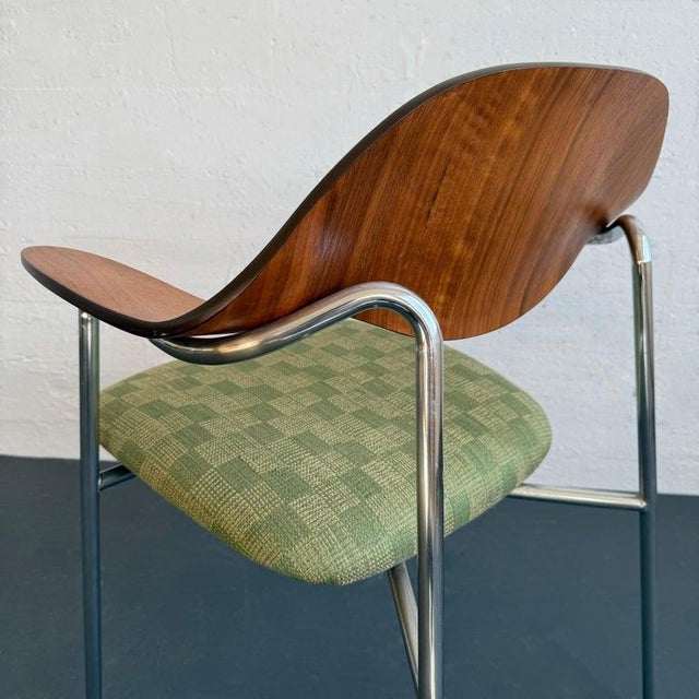 Wood 1960s Mid-Century Modern Bentwood Chrome Chair by George Mulhauser for Plycraft For Sale - Image 7 of 8