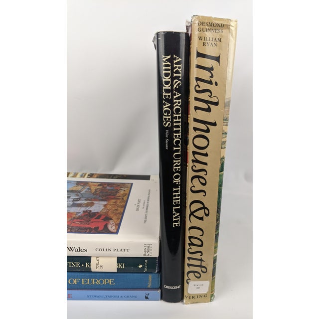 Late 20th Century Set of 6 Vintage European Castles, Historic Houses & Architecture Books For Sale - Image 5 of 14