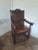 Wood English Oak Wainscot Armchair, 1690 For Sale - Image 7 of 7