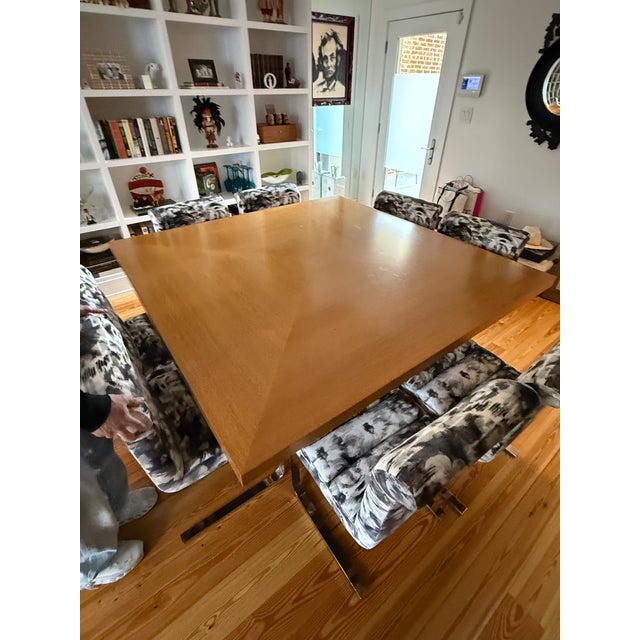 2020s Square Custom Dining Table For Sale - Image 5 of 15