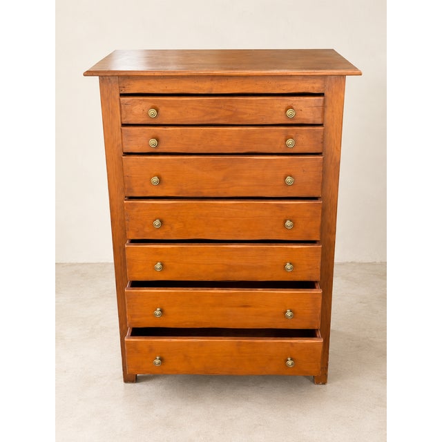 Vintage French Chest of 7 Drawers, 1970s For Sale - Image 4 of 11