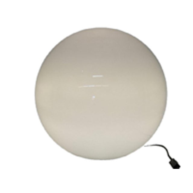 1960s Lunar Glow: Midcentury Modern Glass Orb Lamp by Paul Mayen for Habitat For Sale In Philadelphia - Image 6 of 7