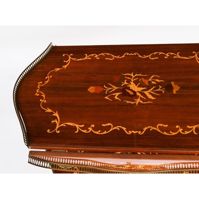 Vintage Italian Sorento Marquetry Drinks Trolley, 1960 For Sale - Image 16 of 18