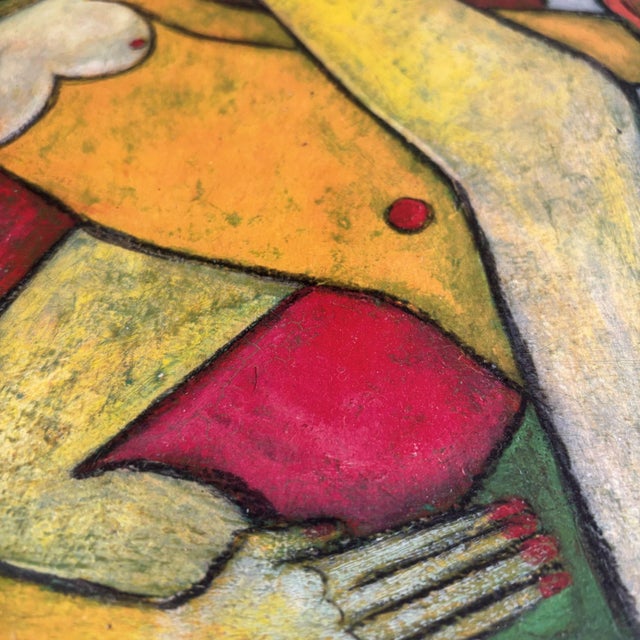 2000 - 2009 Theo Mackaay, Untitled, 2008, Silkscreen, Wood & Paper For Sale - Image 5 of 10