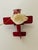 Vintage Miniature Teddy Bear Arroplane Christmas Ornament For Sale - Image 4 of 4