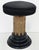 Antique Giltwood Ebonized Piano Stool With Velvet Upholstered Seat For Sale - Image 4 of 4