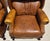 Vintage Motioncraft Chippendale Leather Wingback Recliners Ball & Claw Pair For Sale In Miami - Image 6 of 16