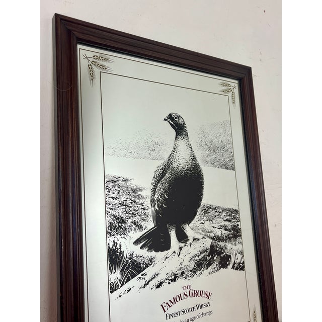 Vintage Advertising Mirror from Famous Grouse, 1970s For Sale - Image 12 of 17