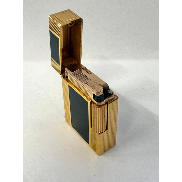 S.T. DuPont Laque De Chine Lighter with Box and Papers For Sale - Image 12 of 12