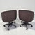 Cream Vinyl Faux Leather Steelcase 451 Swivel Chairs - a Pair For Sale - Image 9 of 12