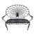 1960s Peacock Garden Bench For Sale