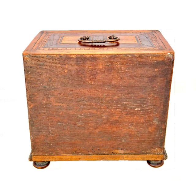 17th Century German Marquetry Table Cabinet For Sale In Tampa - Image 6 of 11