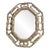 Vintage Gold Bamboo Style Frame Wall Mirror by Home Interiors and Gifts For Sale