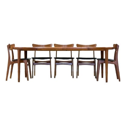 Mid-Century Danish Model 16 Double Extendable Dining Table in Teak from VV Møbler, 1960s For Sale