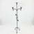 Hand Forged Iron Floor Candelabra 50″ (126cm) Antique Copper Patina 3-Arm Vine & Leaf Detail Rustic Decor For Sale - Image 6 of 7