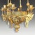 19th Century Antique Arts and Crafts Bronze Chandelier, 1860 For Sale - Image 5 of 9