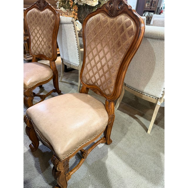 Wood Aico Amini "Tuscano" Dining Set With Eight Chairs For Sale - Image 7 of 9